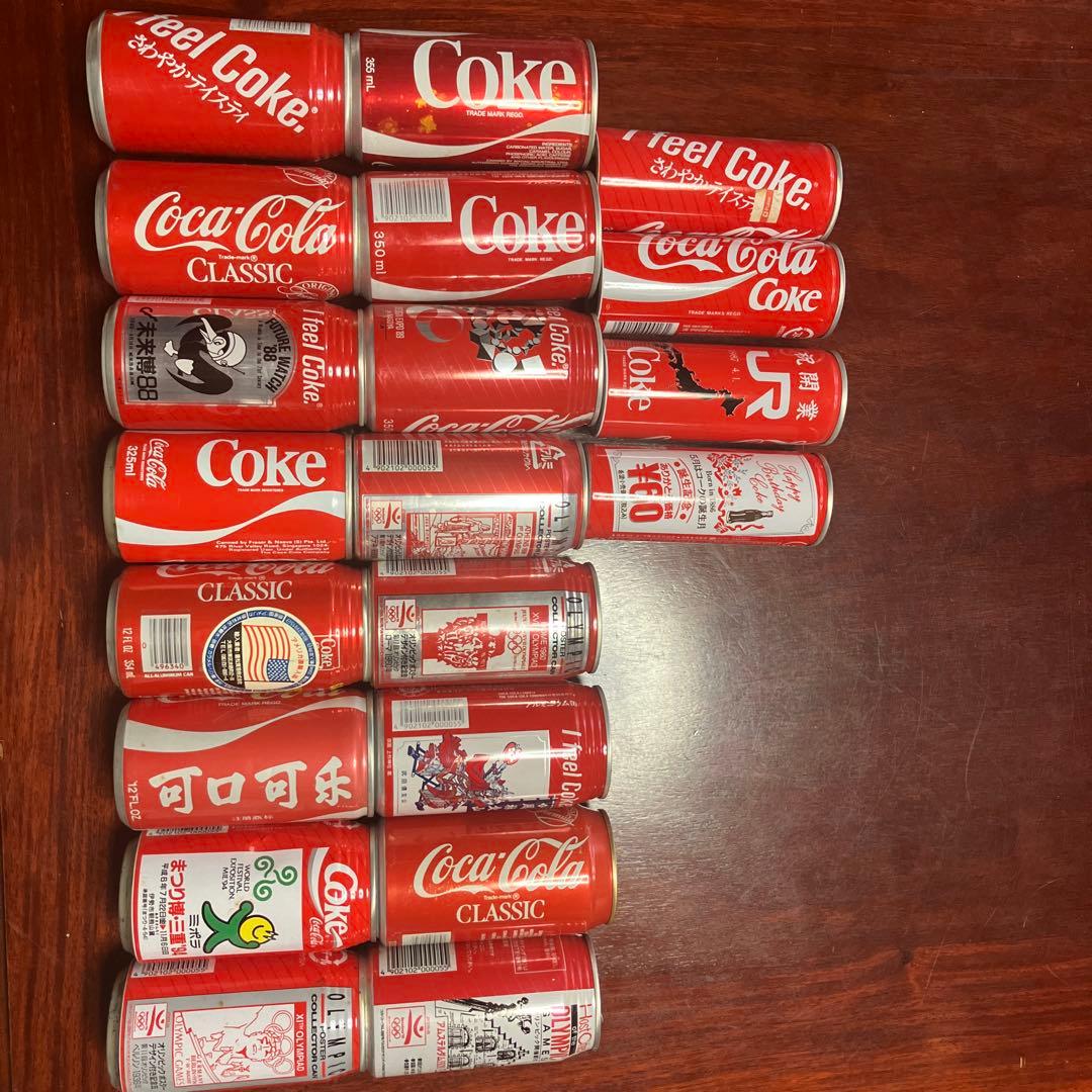 昭和レトロ　空き缶　コーラ