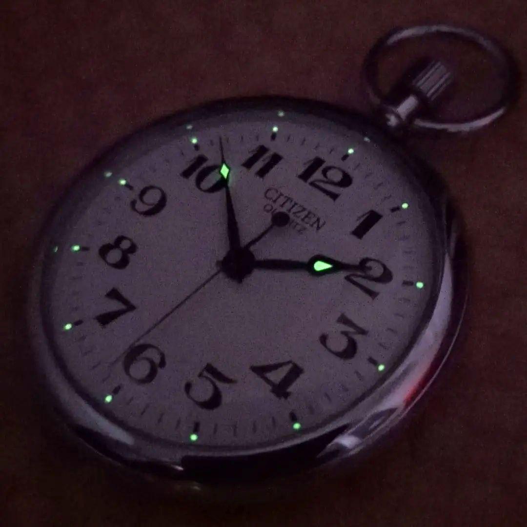 鉄道時計 シチズン鉄道懐中時計(クォーツ) JR西日本(美品)