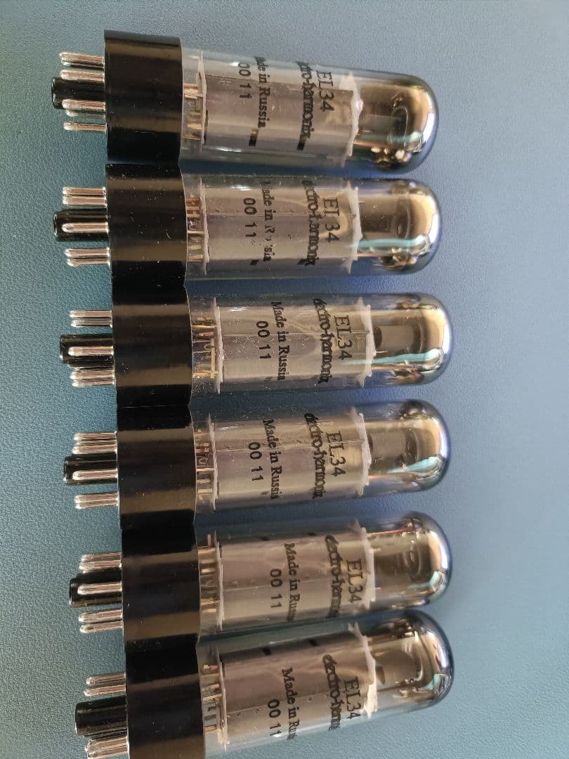 モ*ん様 EL34 真空管 6本セット Made in Russia