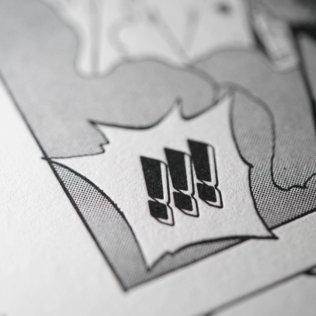 ONE PIECE マンガアート(NFT) ルフィvsクロコダイル