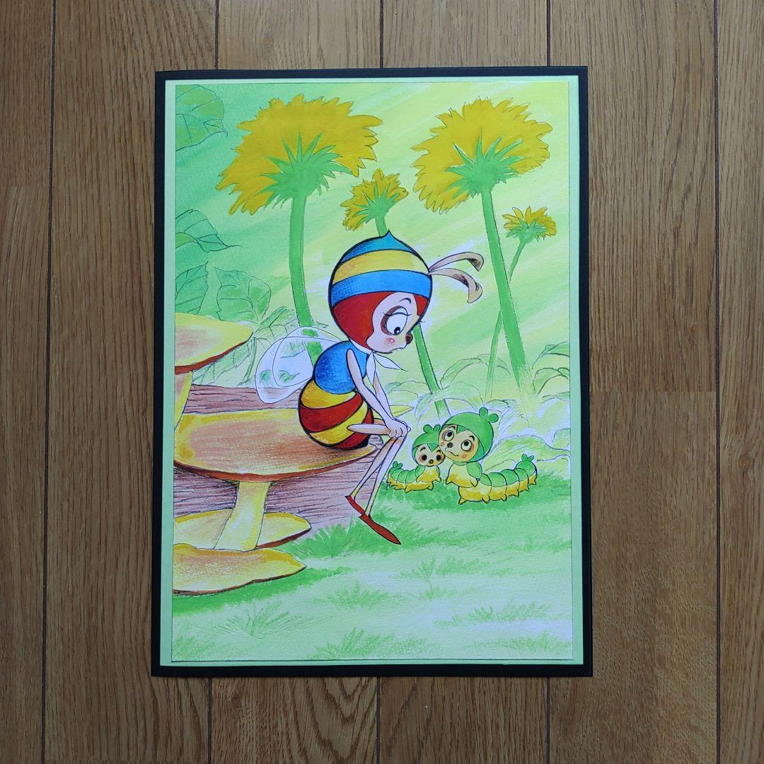 みなしごハッチ　小さな友達　肉筆原画