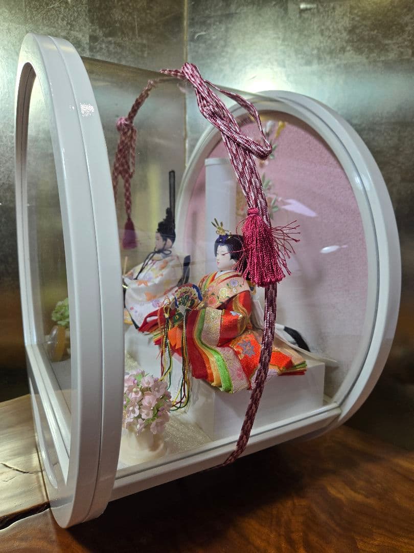 【一点限り】雛人形 ケース飾り　K8