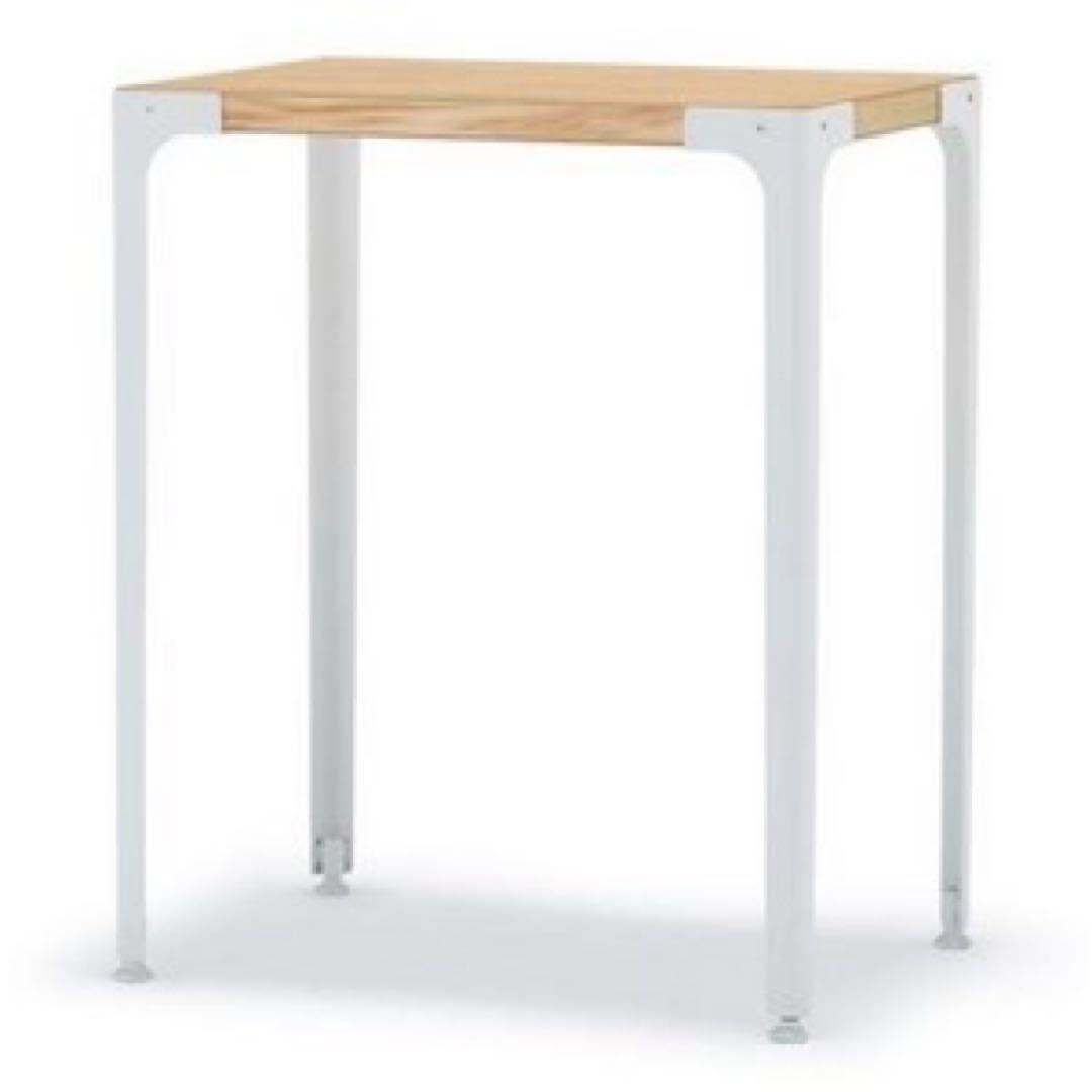 無印良品　スチール脚　木製デスク　オーク材突板　廃盤品　取説・元箱あり