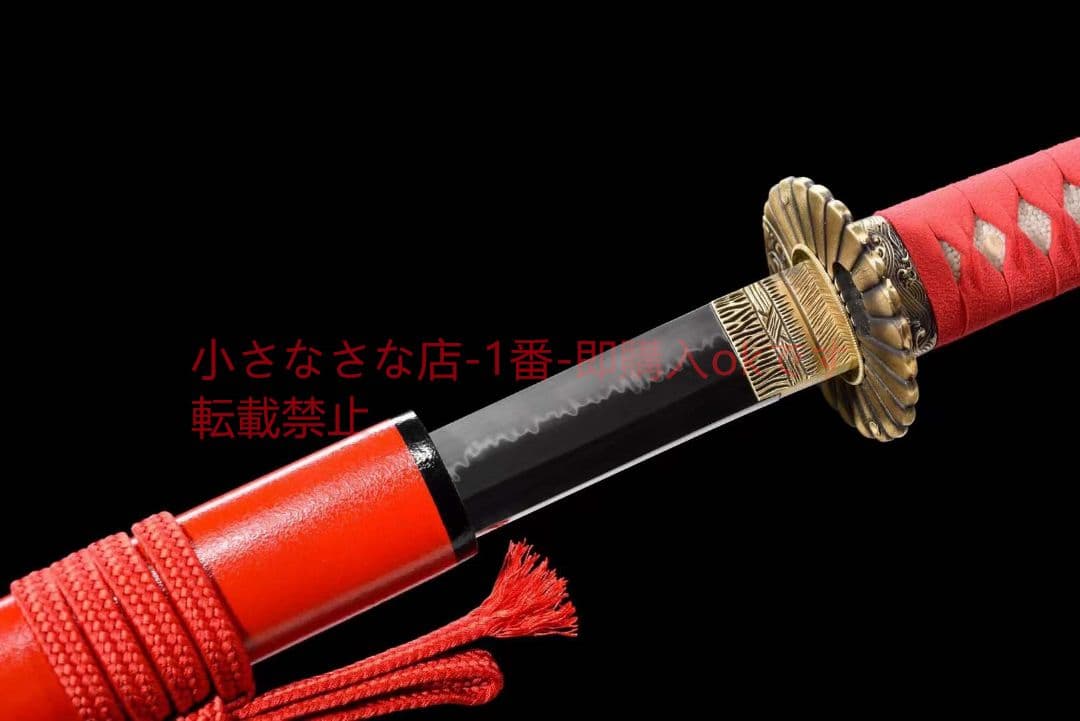 撥水紋研磨刃白地黒『虎嘯天魂』 古兵器 武具 刀装具 日本刀 模造刀 居合刀