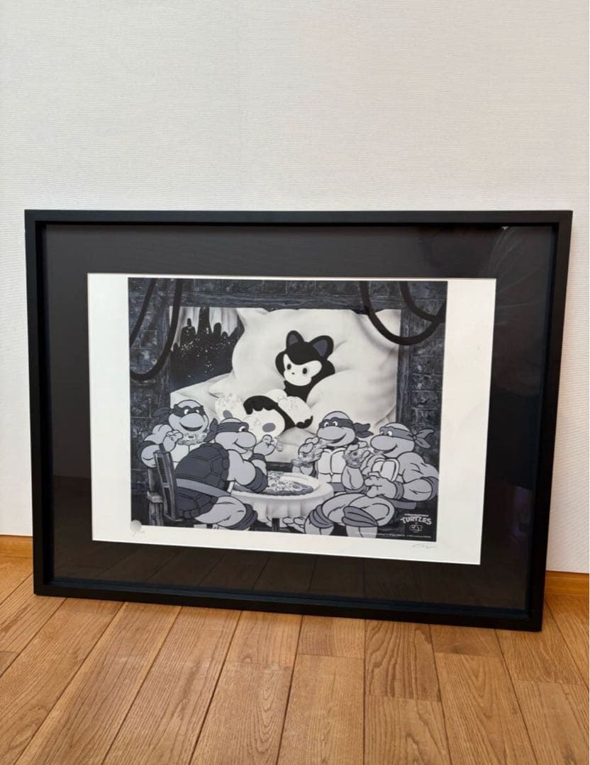 額装TIDE Mutant Ninja Turtles いでたつひろ 真作