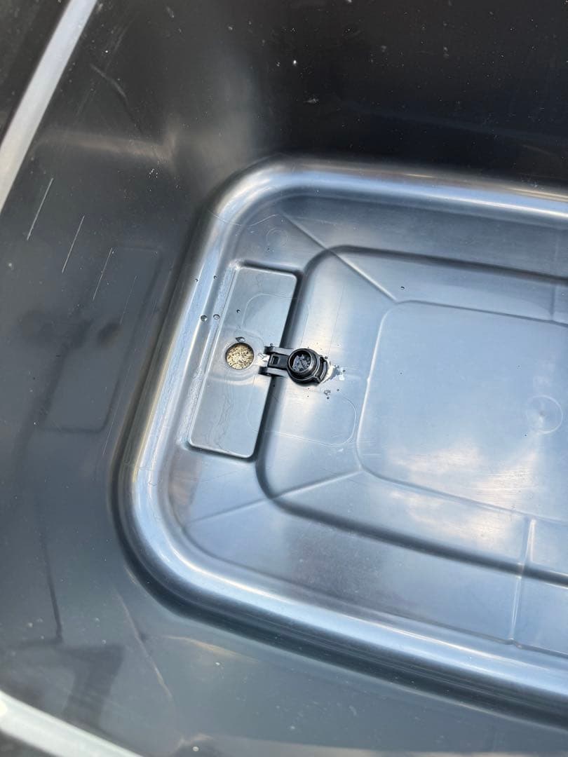 Ｅ－ＣＯＮ（エコン）　角型タライ　ブラック　８０