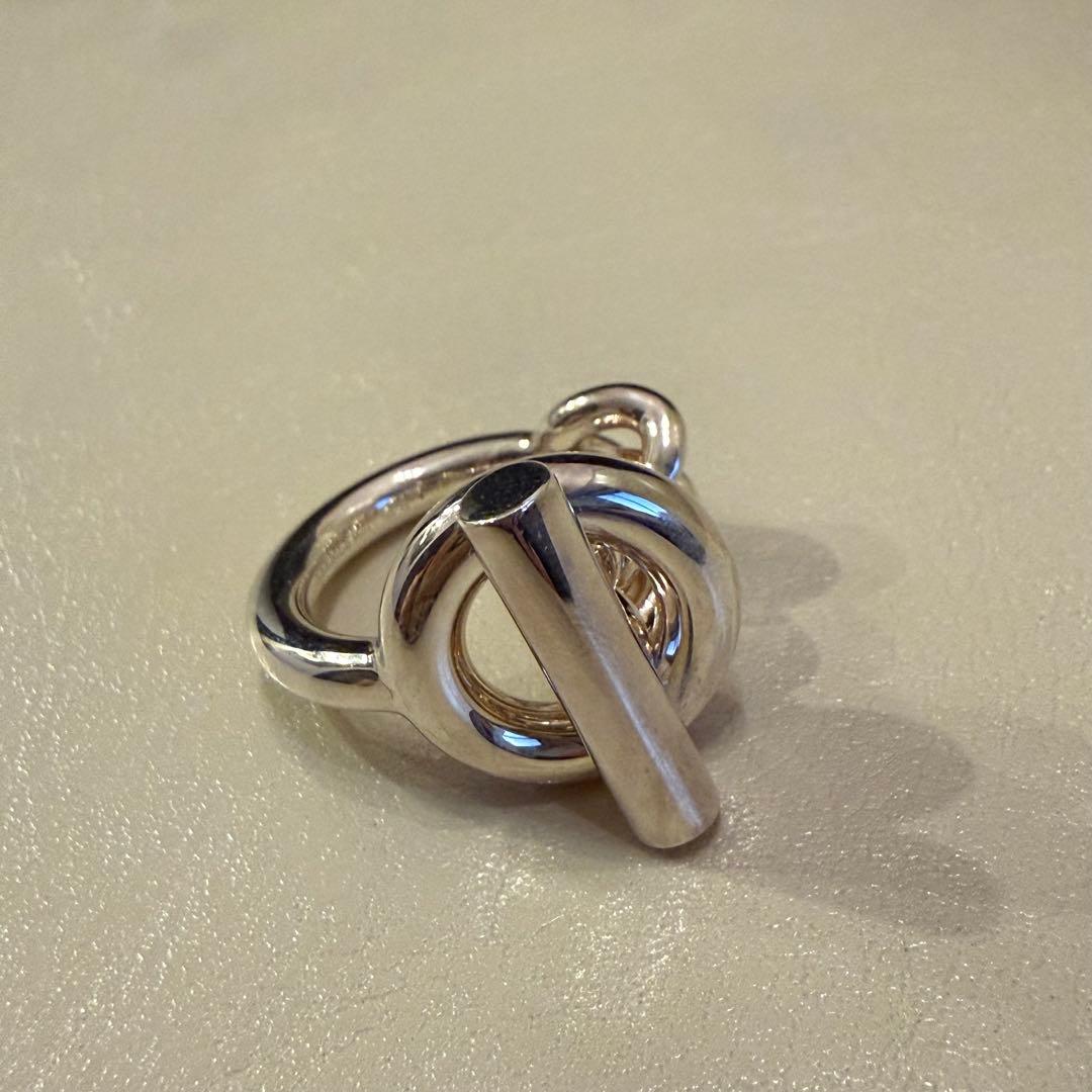 【美品】エルメス HERMES クロワゼット 52 リング 指輪 ブランド