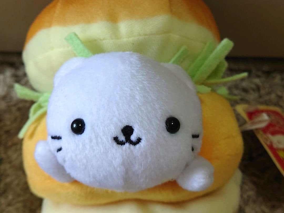 San-X　にゃんこバーガー ぬいぐるみセット