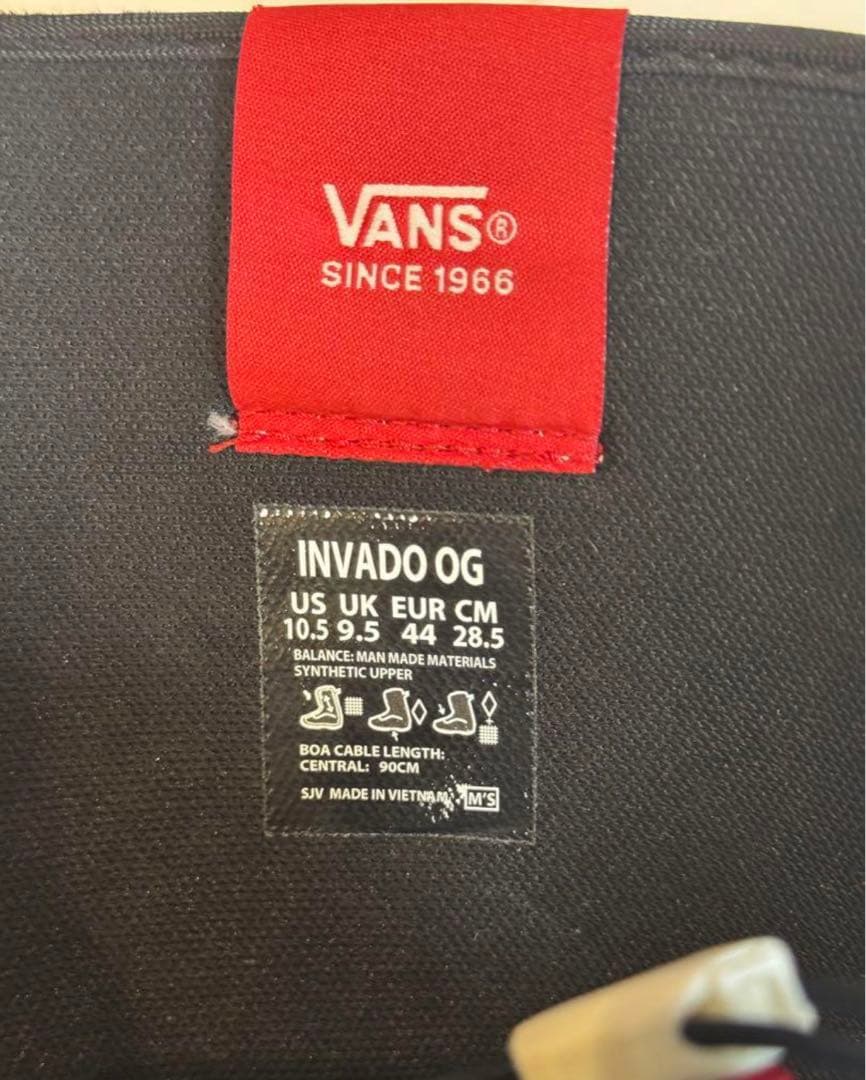 [23/24] VANS スノーボード ブーツ　INVADO OG 28.5cm