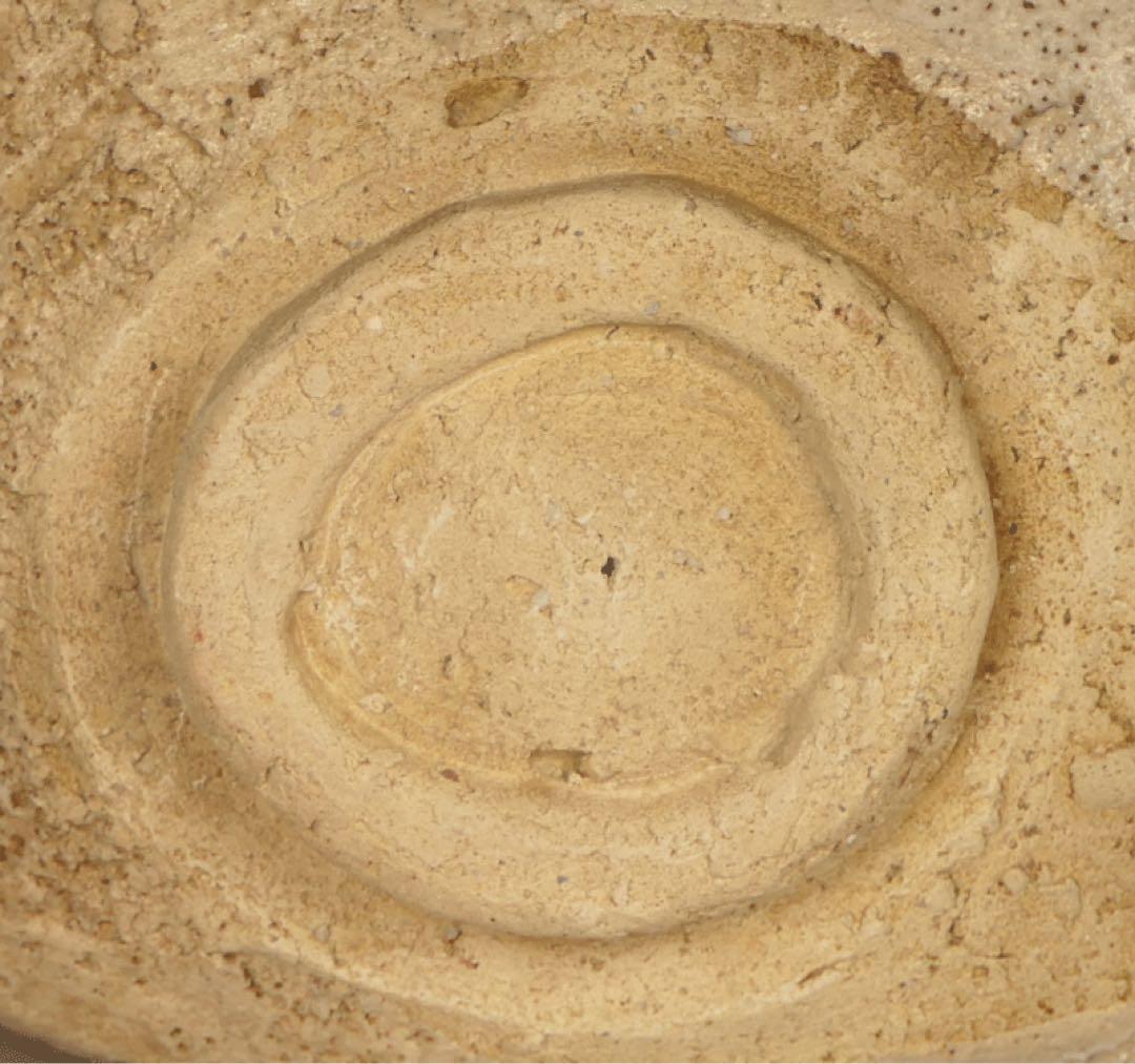 【織部 沓形茶碗 】沓型 美濃焼 織部釉 織部焼 民芸 民藝 柳宗悦 荒川豊三