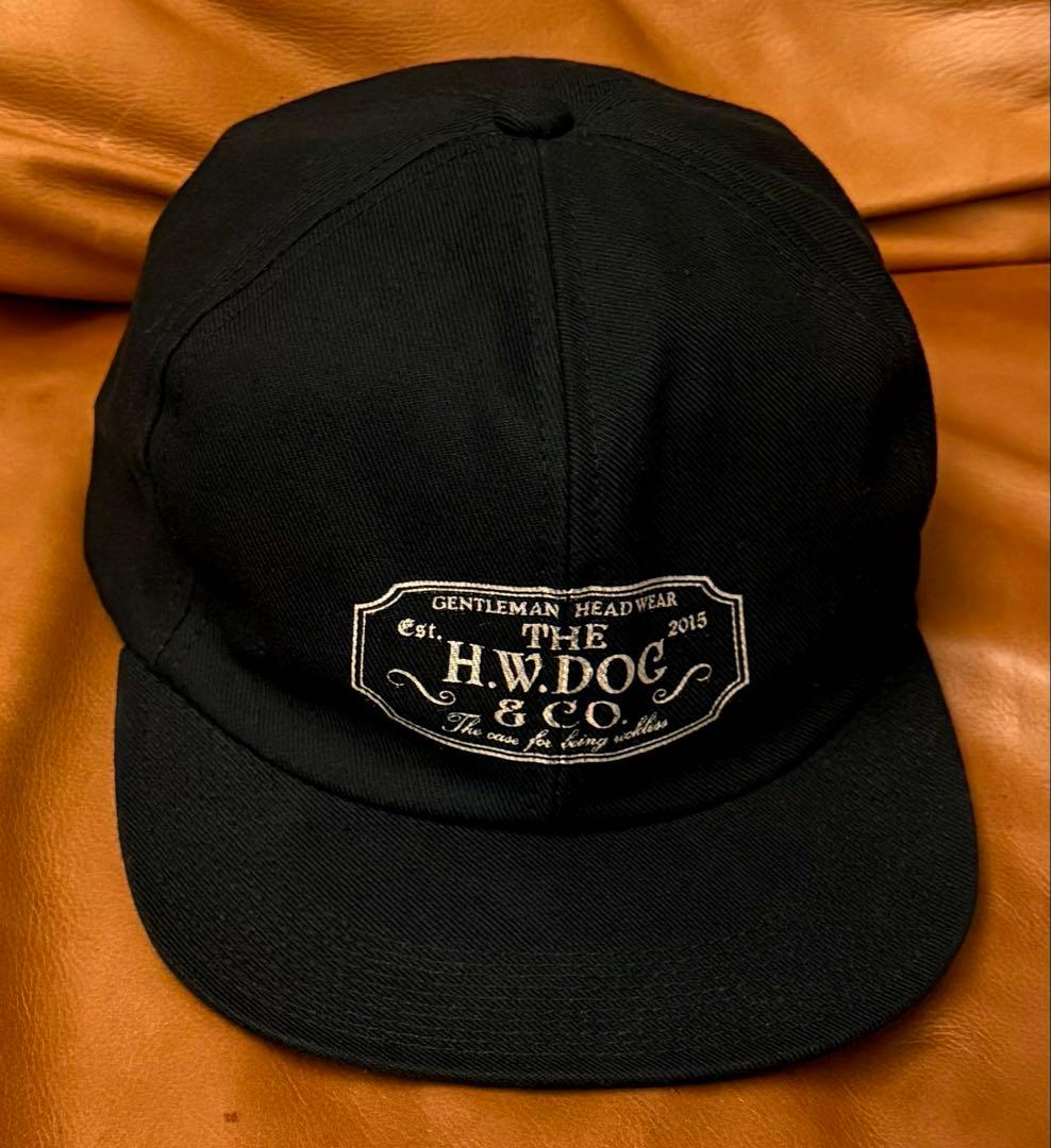 美品 THE H.W.DOG&CO. TRUCKER CAP ブラック