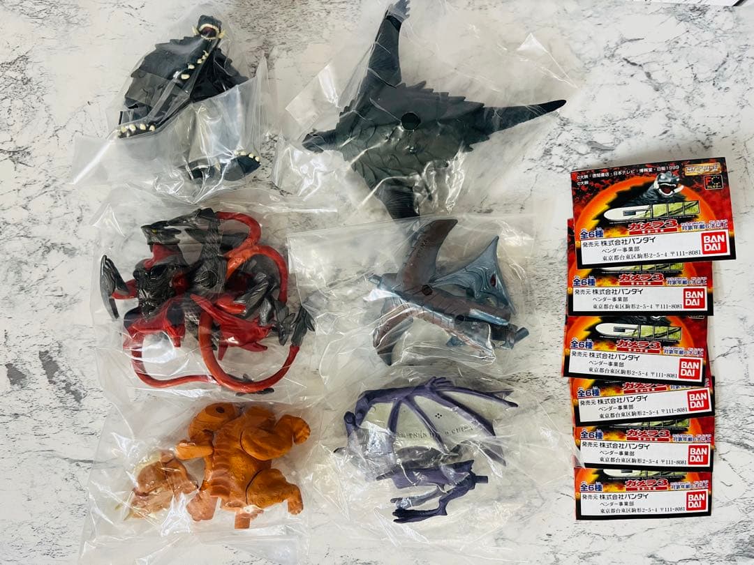 ガメラ ガシャポン HGフィギュア 1 .2.3.クロニクル セミコンプリート