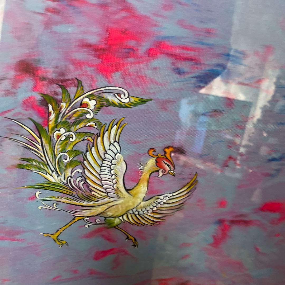 超高級　貴重　本物 龍敬子　画伯　四神相応図　20号