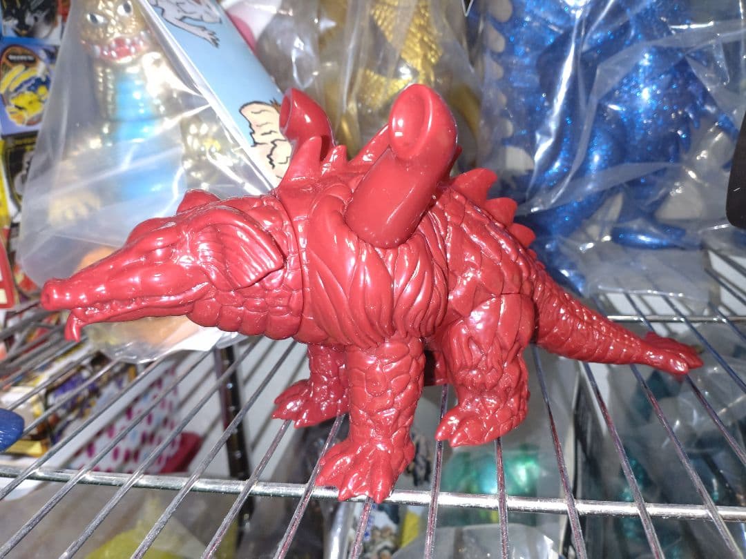 怪獣郷　レオゴン　未塗装　赤茶色　美品