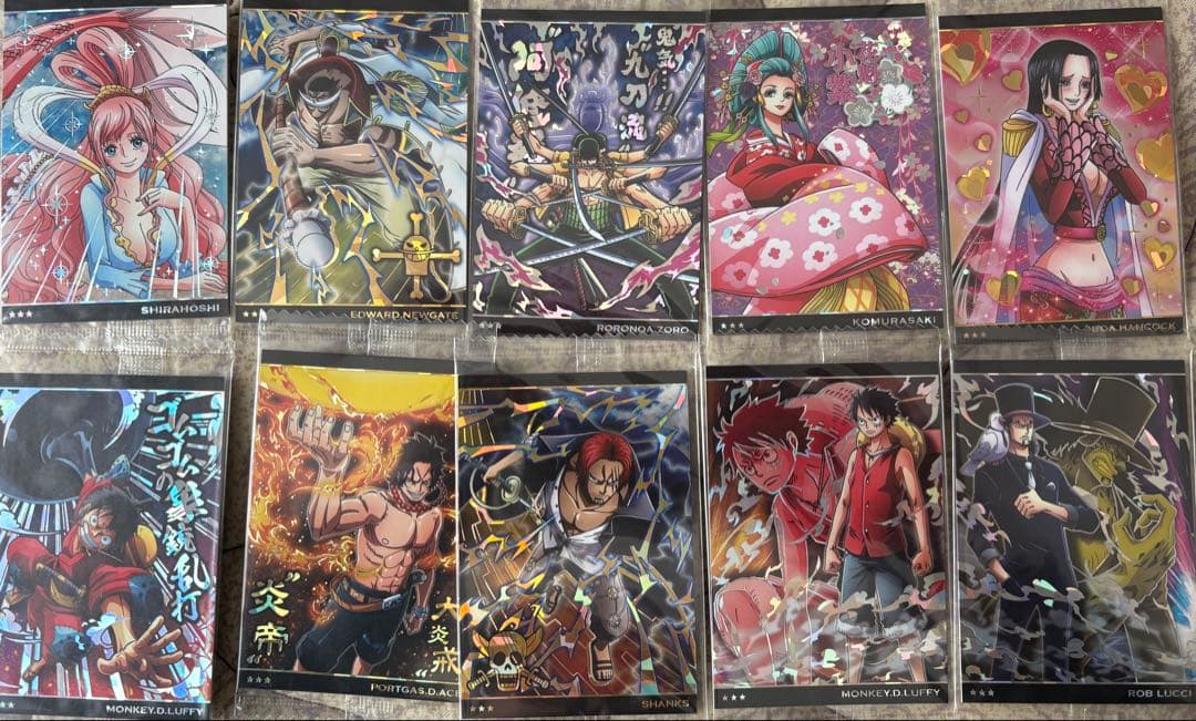 ワンピースウエハースカード　大量セット　袋未開封