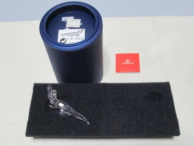 ◆未使用 希少 2004年廃盤品 オーストリア製！スワロフスキー『ワニ』