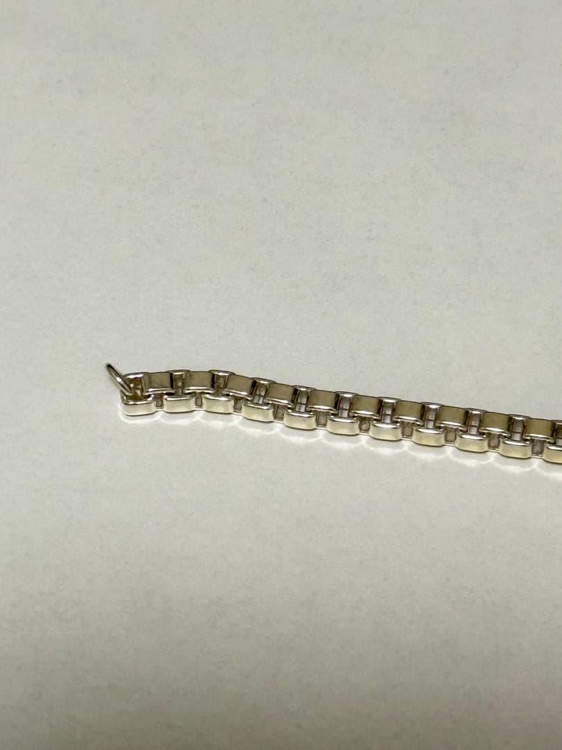 ティファニー ベネチアン リンク ID ブレスレット 18.5cm
