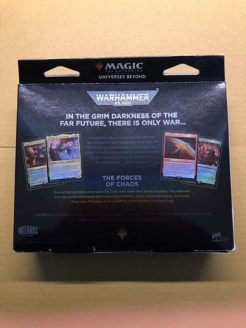 MTG ウォーハンマー 統率者デッキ 禍つ神々の力 コレクターズエディション