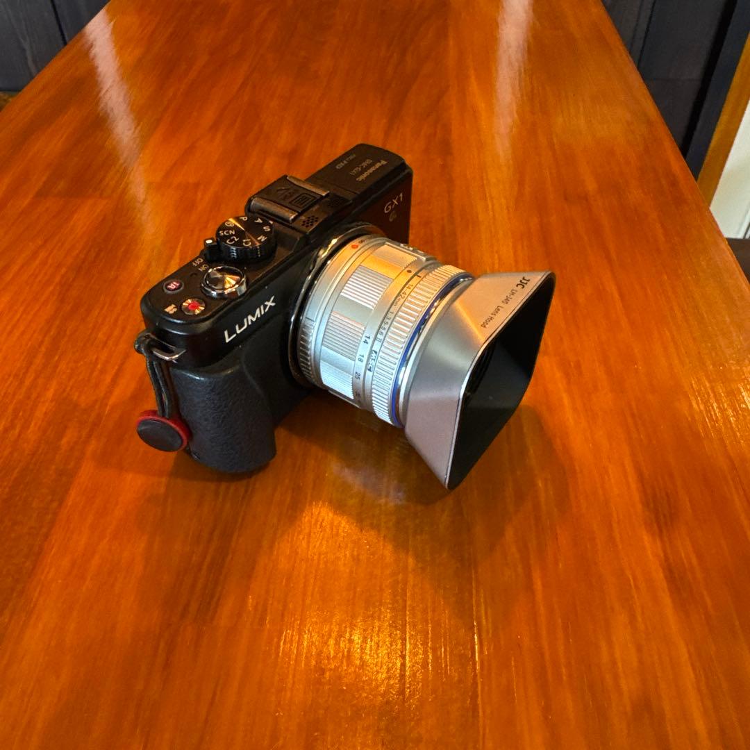 OLYMPUS 14-42mm F3.5-5.6II 角形フード 飾リング付