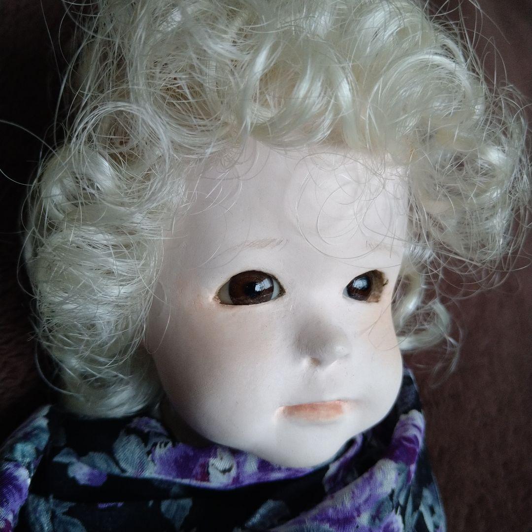 ✭ビスクドール 創作人形優しさ溢れる貴婦人穏やかな笑顔で語り掛けてきそうな憂い。