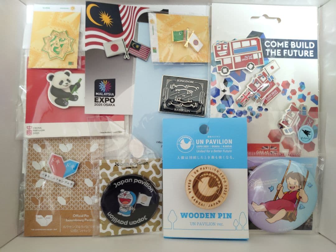 大阪・関西万博　パビリオン　ピンバッチ