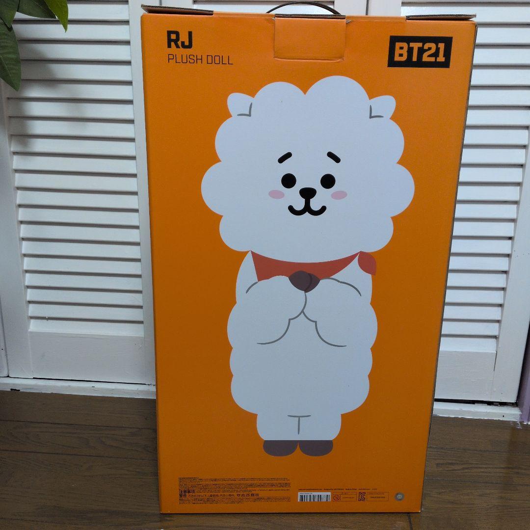 公式 BTS BT21 RJ ジャンボ スタンディングドール ぬいぐるみ