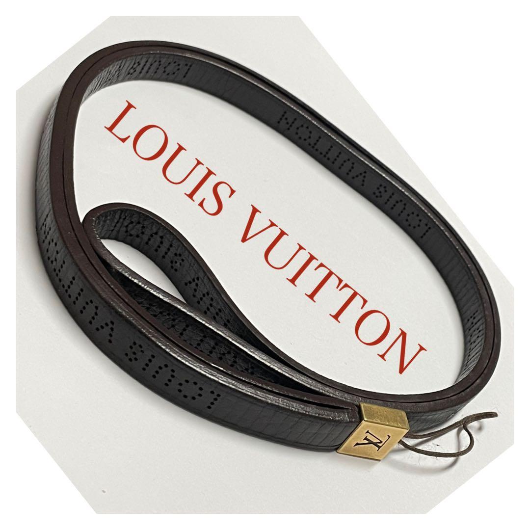 【匿名配送】LOUIS VUITTON レザー　ロングストラップ　❤︎