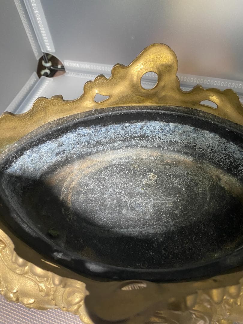 フランスアンティーク ブロンズ ジャルディニエール フラワー ポット