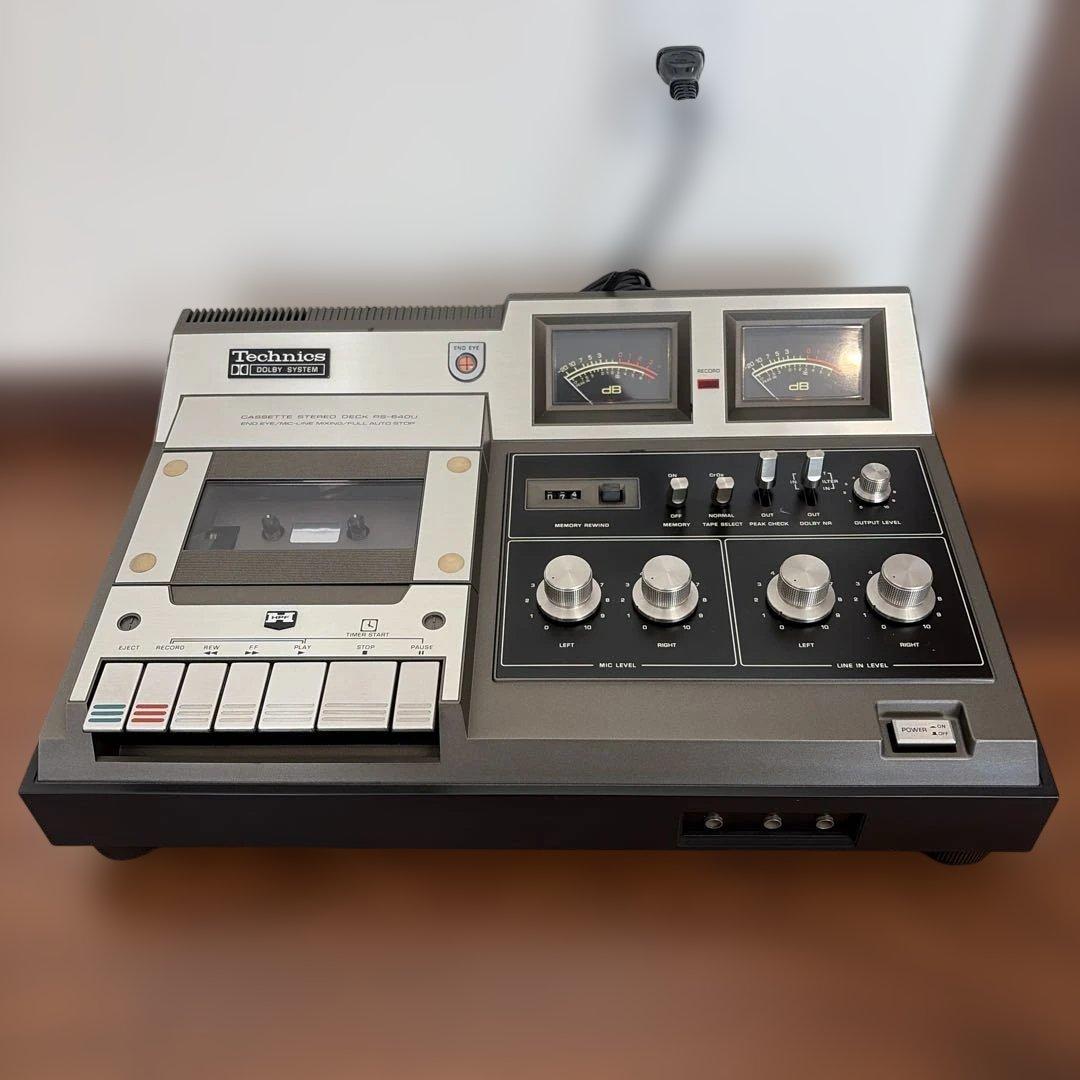 Technics テクニクス RS-640U カセットステレオデッキ 稼働品