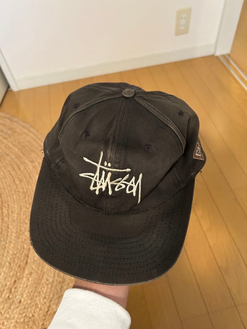 OLD STUSSY 80's 90's スナップバックキャップ　黒
