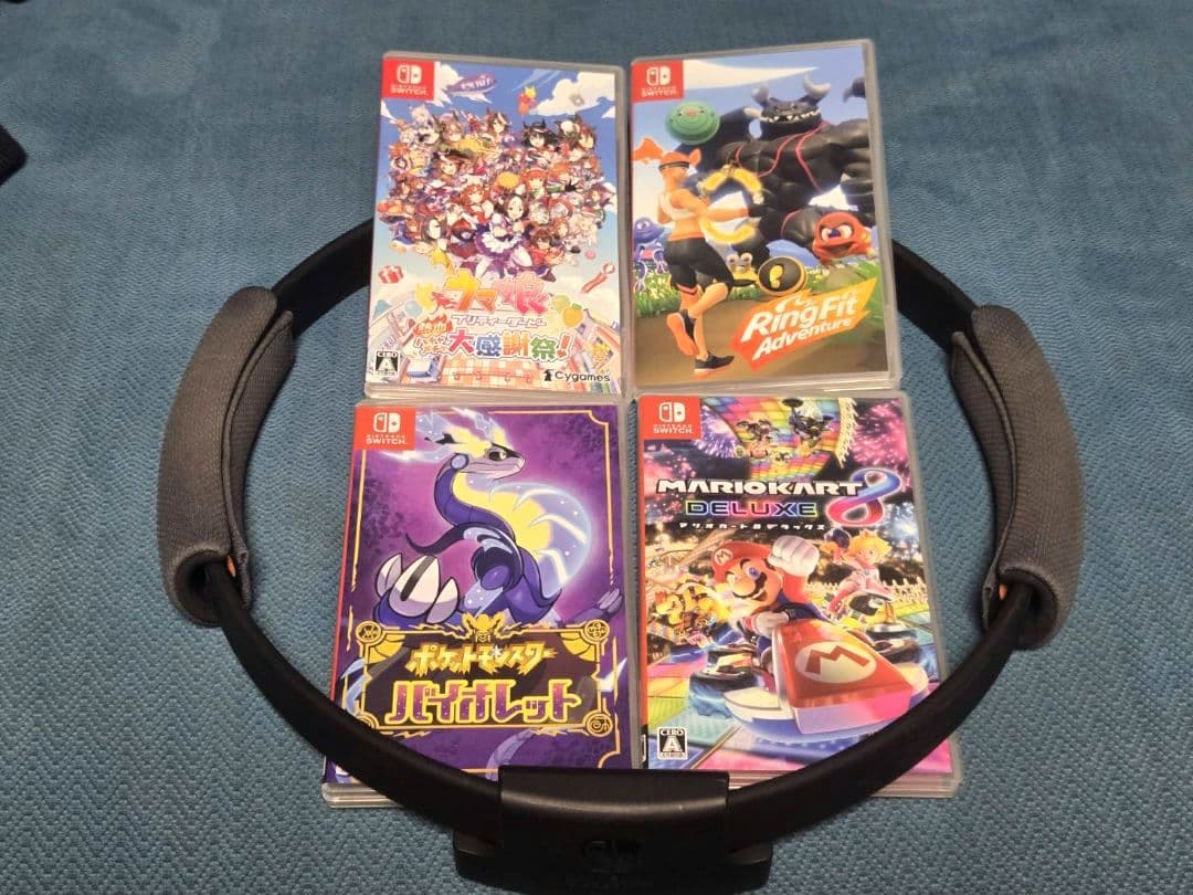 任天堂 Switch ゲーム4本　ポケモンバイオレット、マリカー８その他2つ