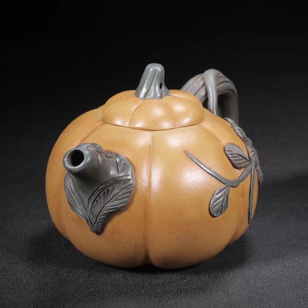 紫砂茶壷 中国宜興製  段泥  カボチャのポット