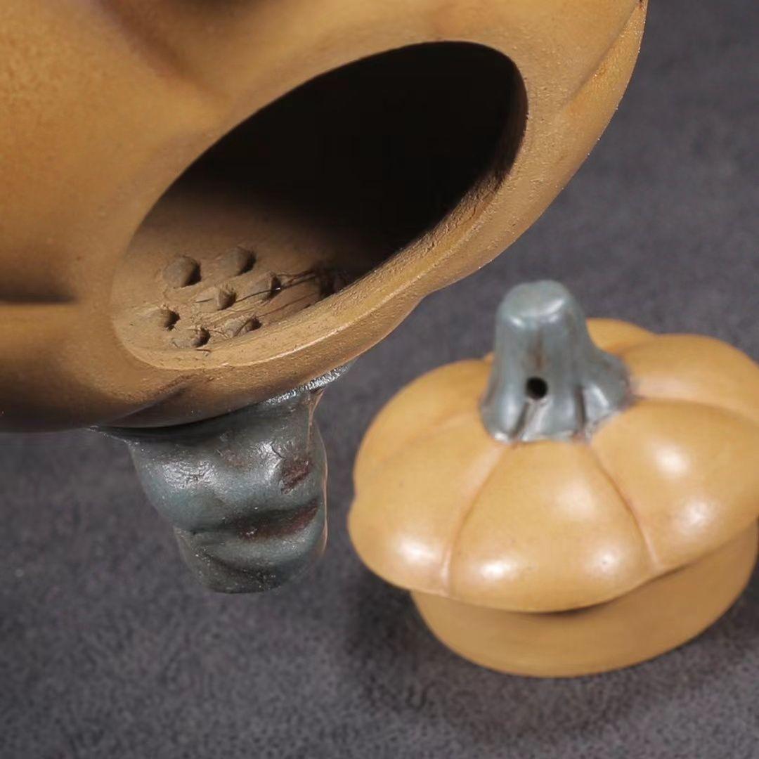 紫砂茶壷 中国宜興製  段泥  カボチャのポット