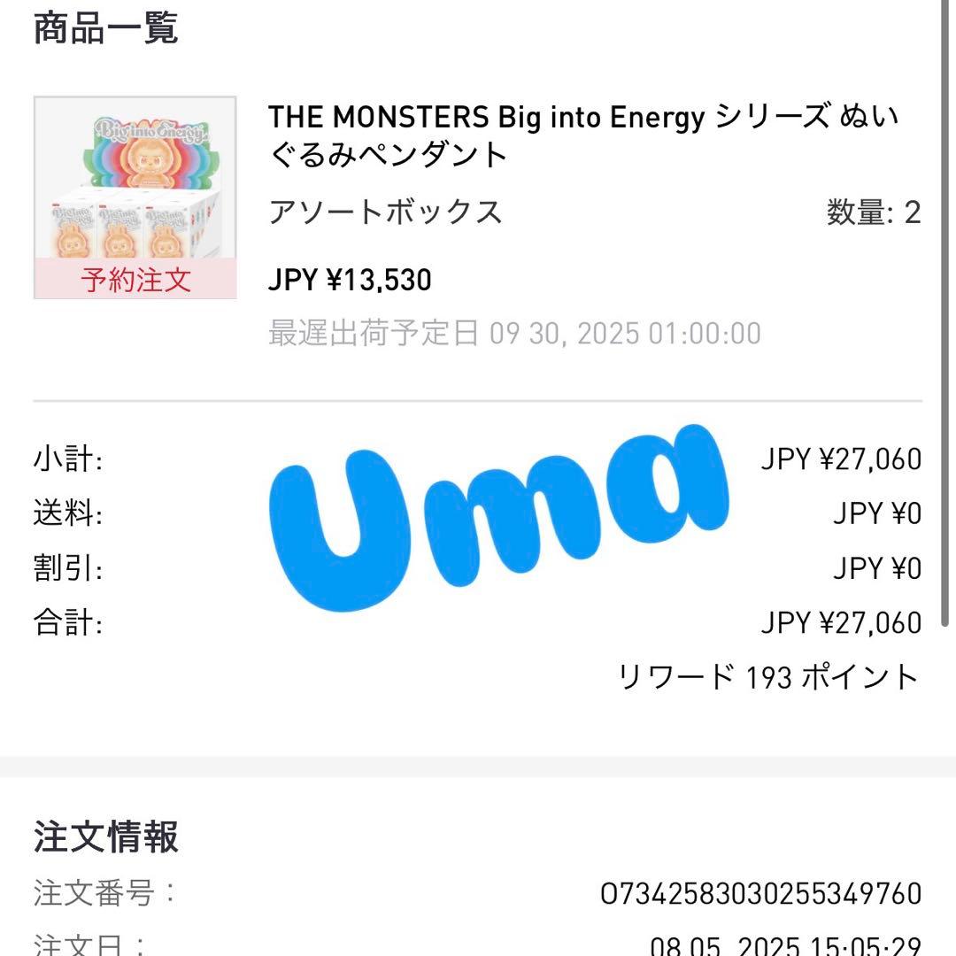 Labubu Big Into Energy ラブブ 2つセット 未開封