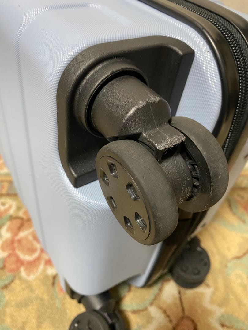 MUJI無印良品　19リットル　キャリーケース　ライトブルー