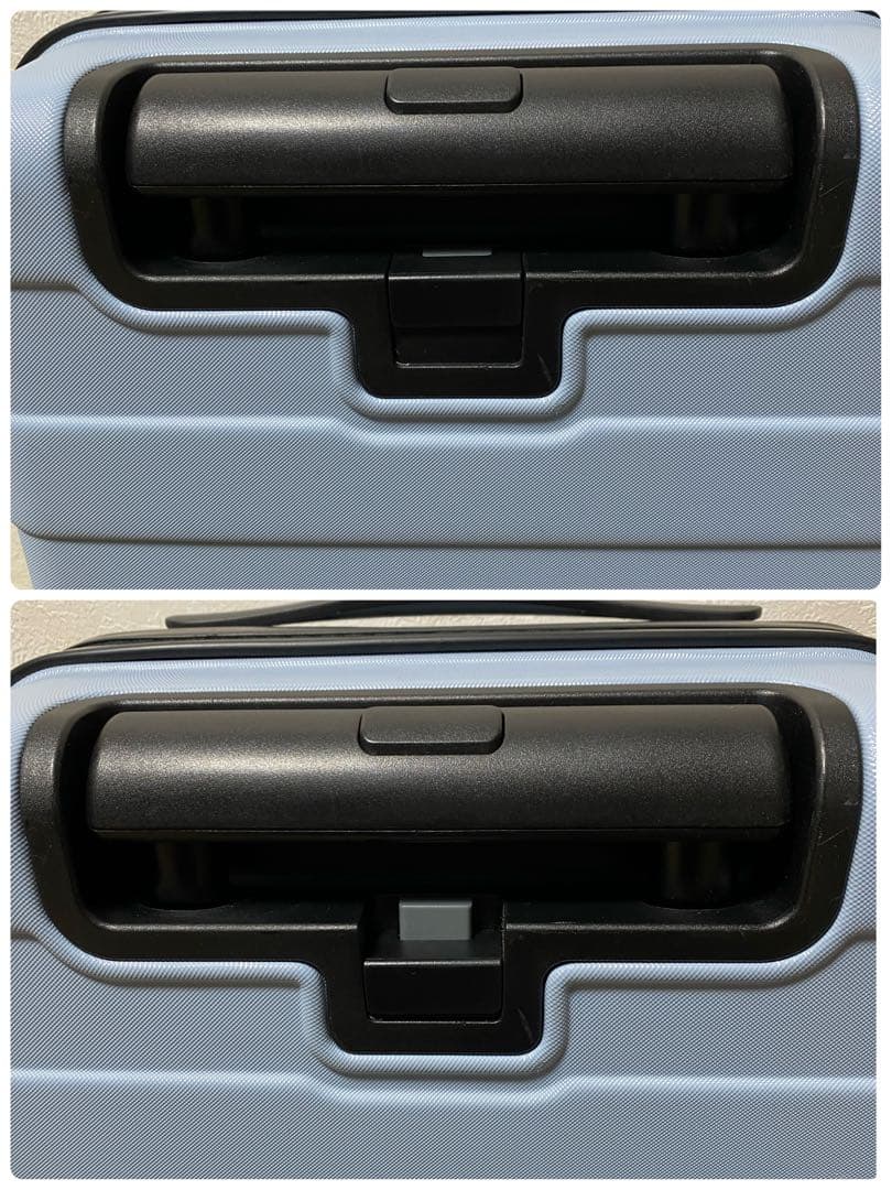 MUJI無印良品　19リットル　キャリーケース　ライトブルー