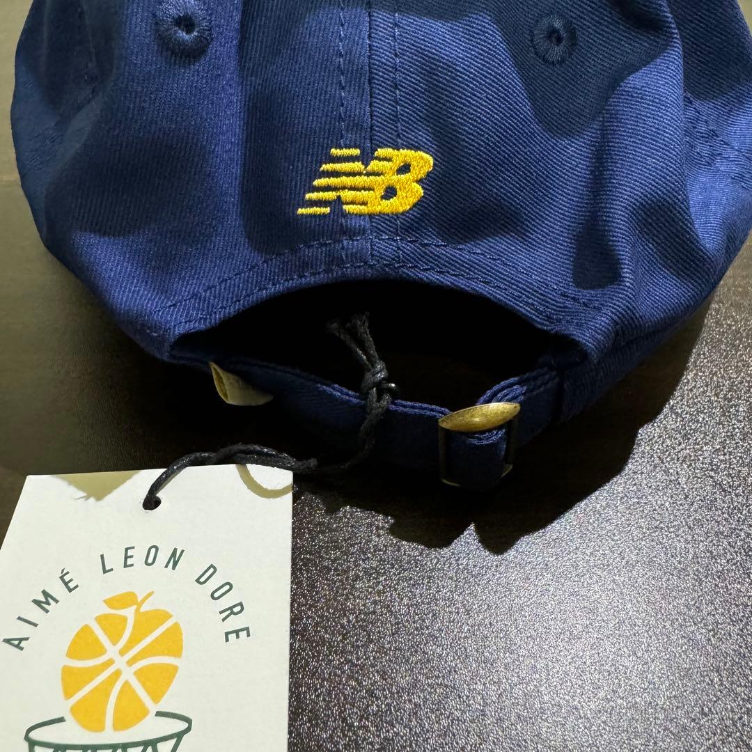 エメレオンドレ×ニューバランス 6パネルロゴキャップ フリーサイズ