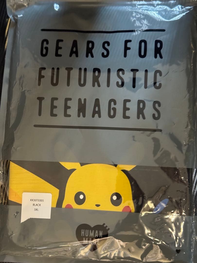 POKEMON MADE HUMAN MADE ポケモン 3XL 黒 原宿