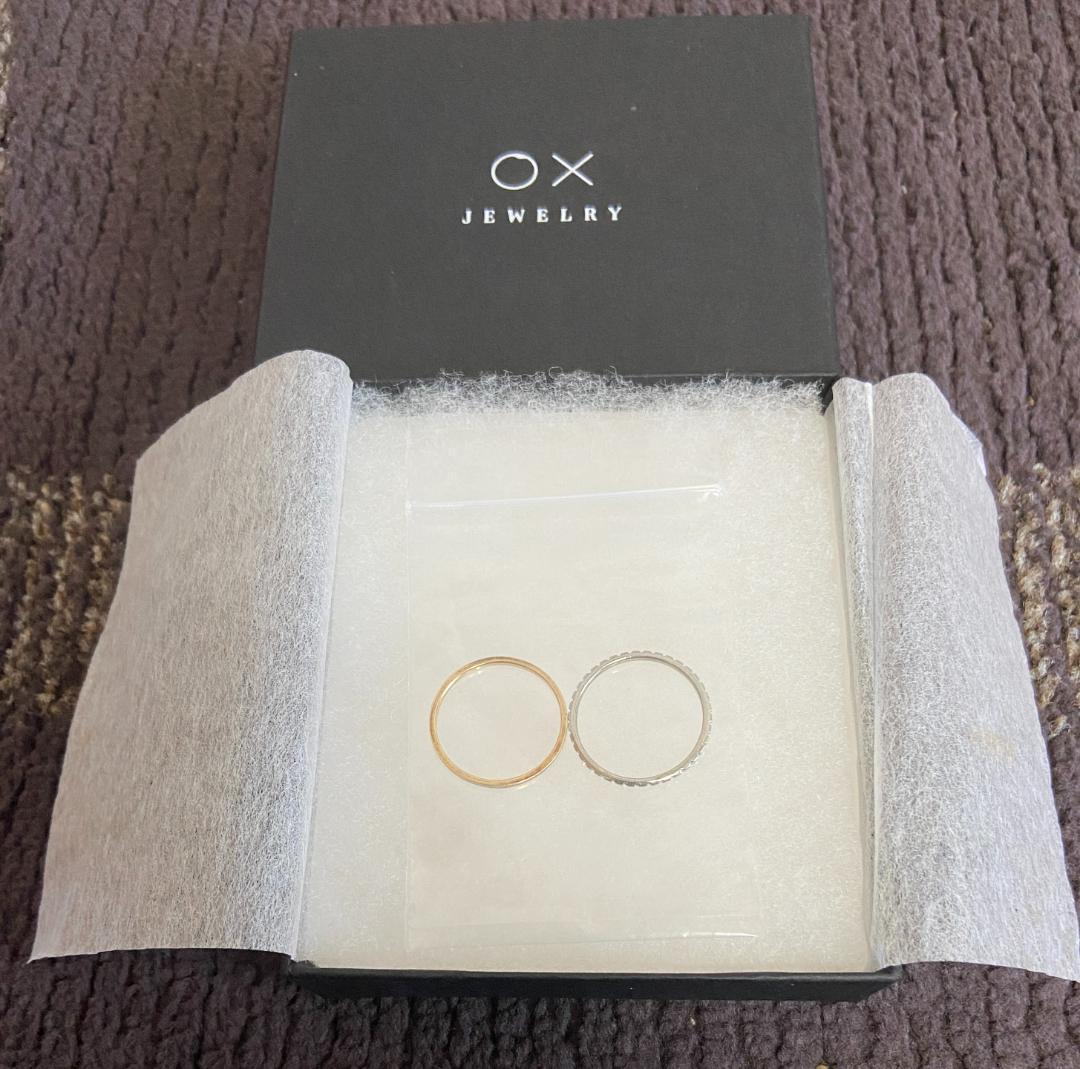 OX JEWELRY Three Color Triple RingSet19号