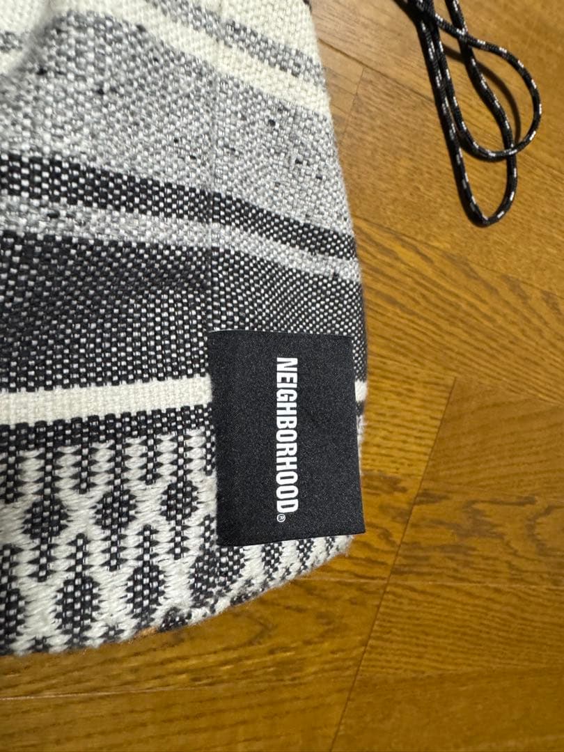 NEIGHBORHOOD ストライプ柄 巾着袋