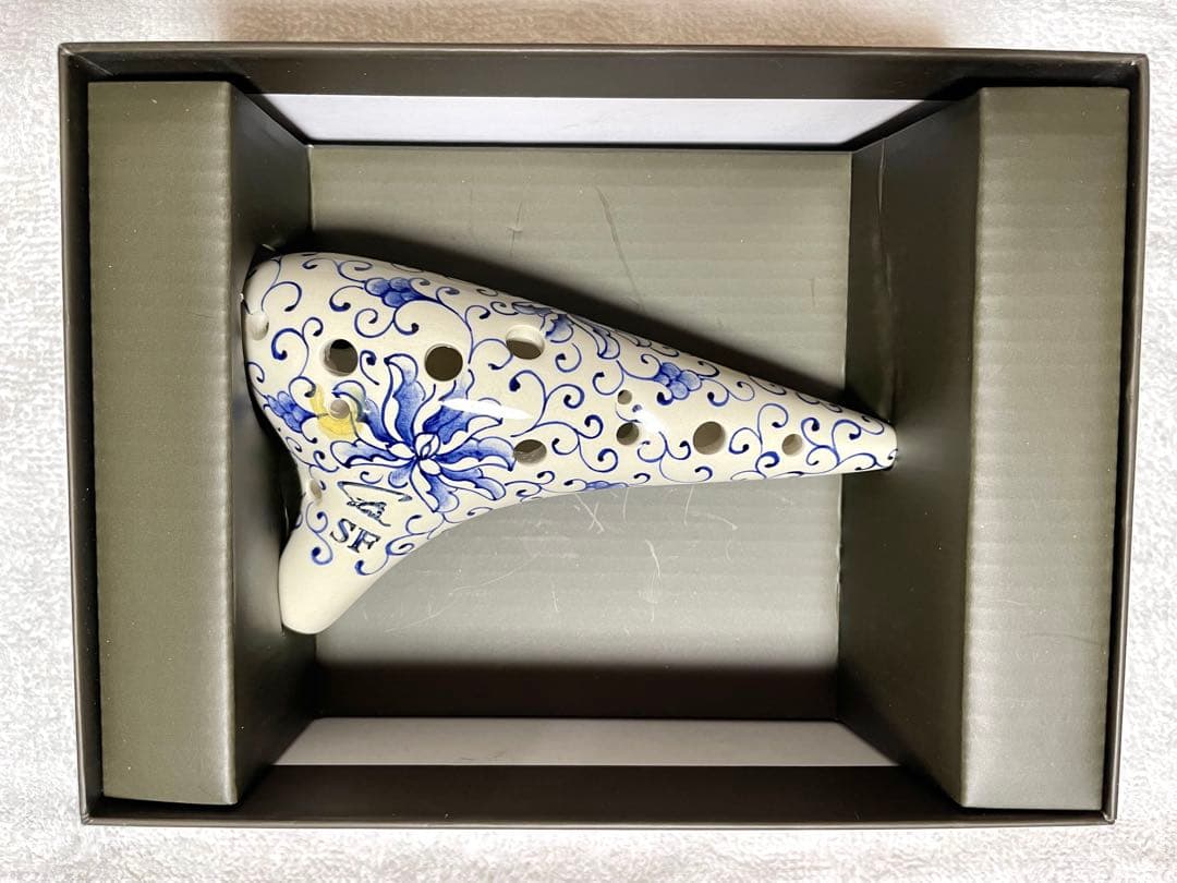 オカリナ フォーカリンク白磁青花 SF管 【roya】