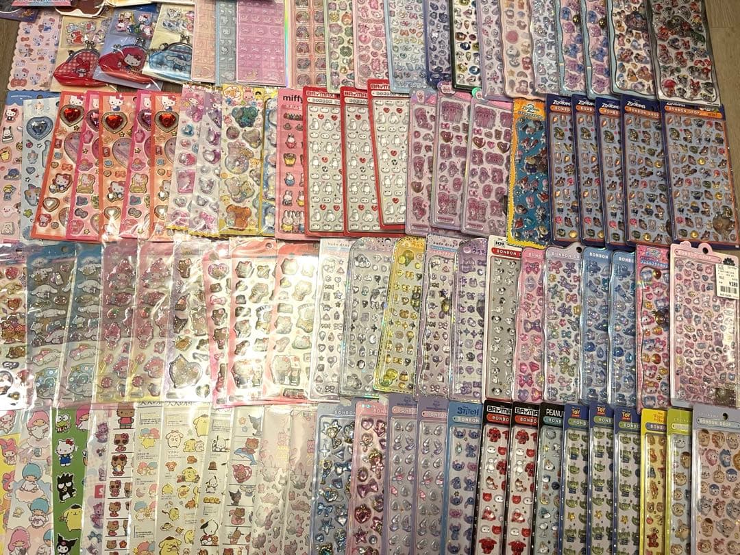 ボンボンドロップシール まとめ売り シール　100点