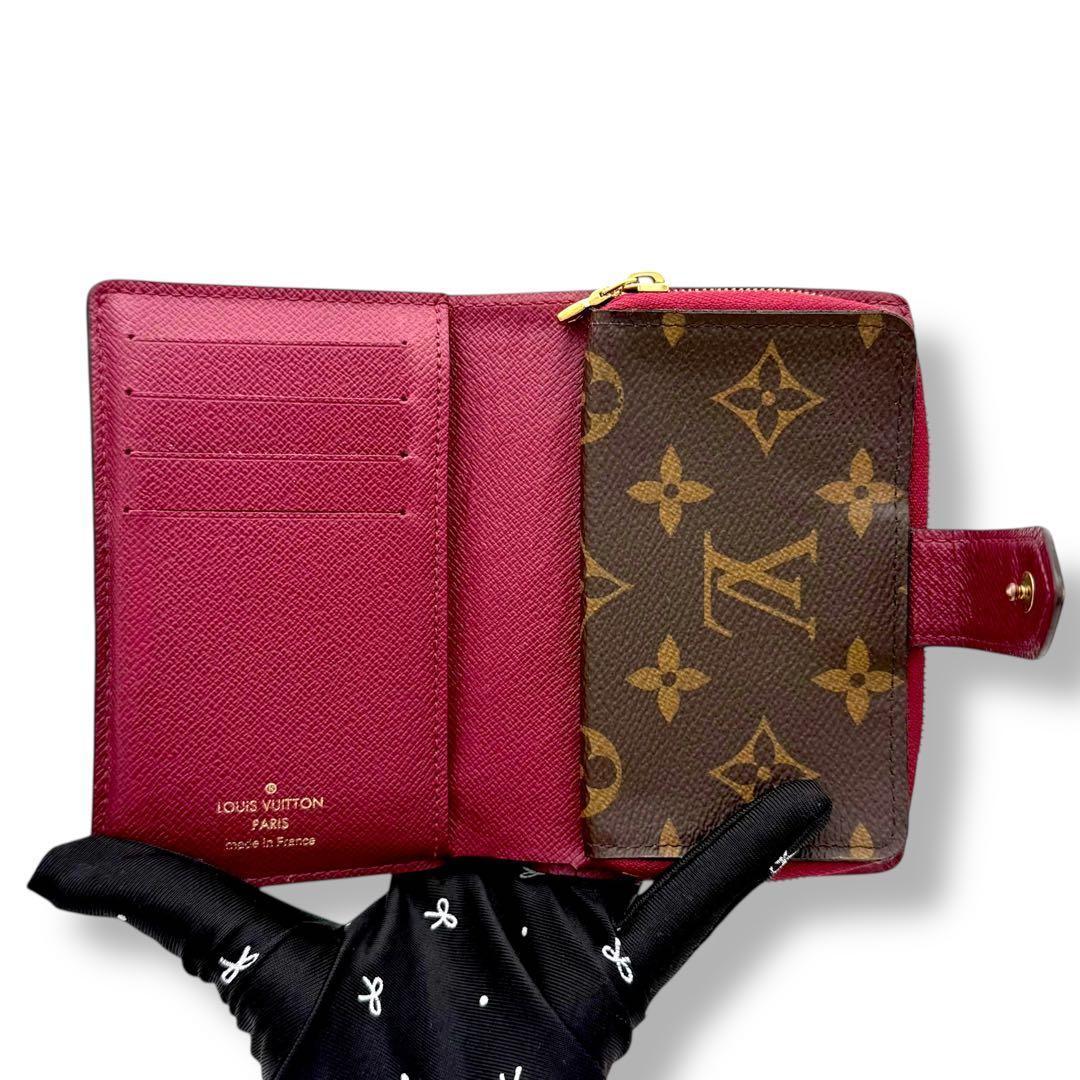 【美品】　ルイヴィトン 折り財布 ポルトフォイユ ジュリエット モノグラム