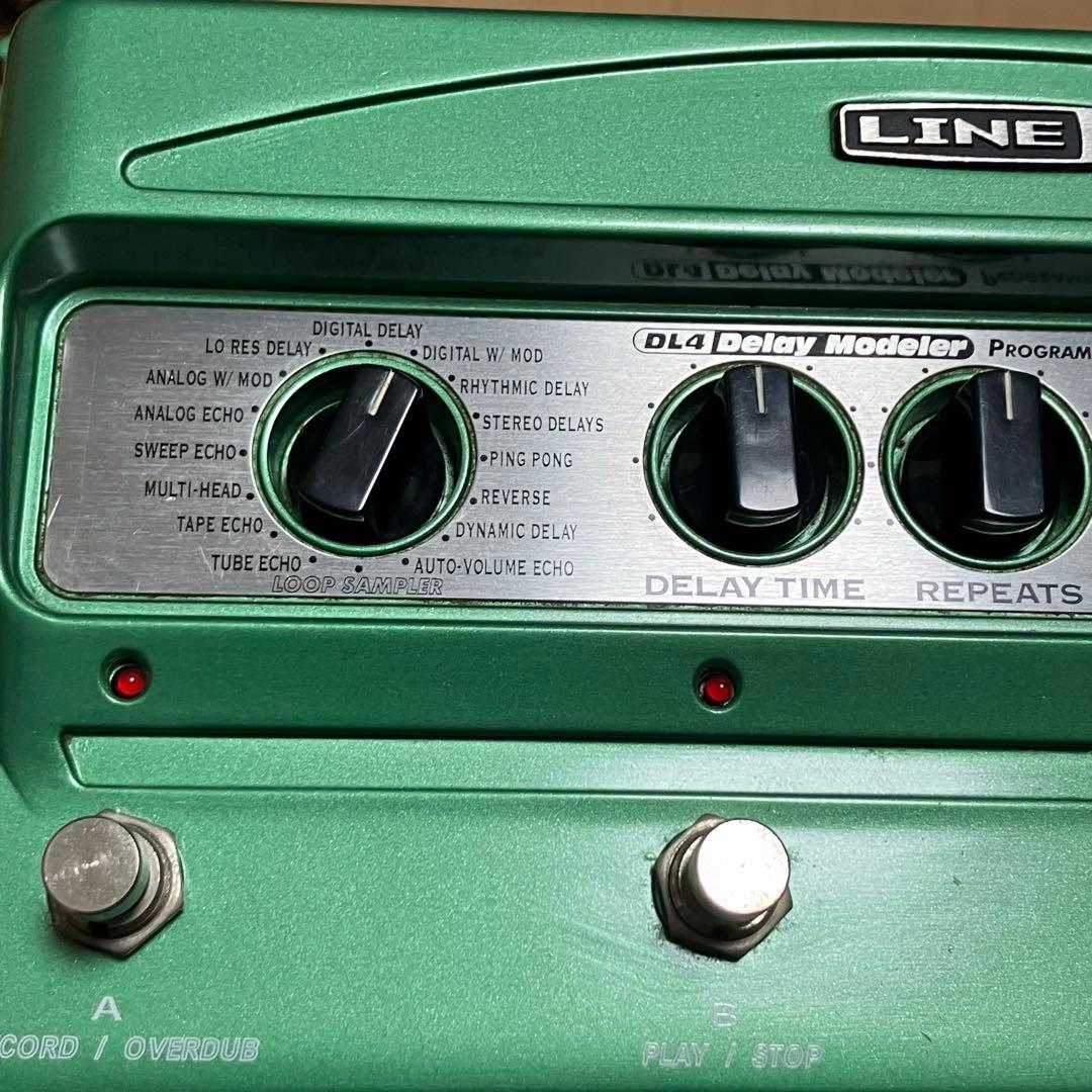 生産終了LINE 6名機DL4 ライン6ギターエフェクターディレイ アダプタ付き