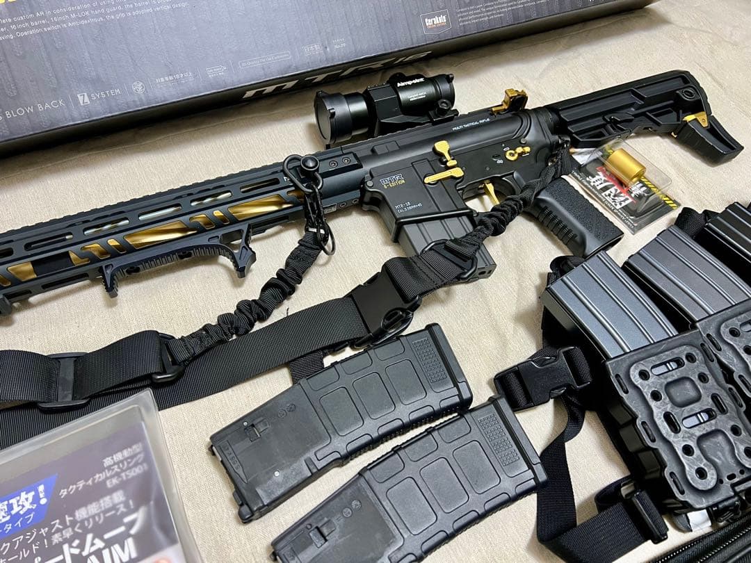 【美品】東京マルイ MTR16-g edition + 内部カスタム&装備一式