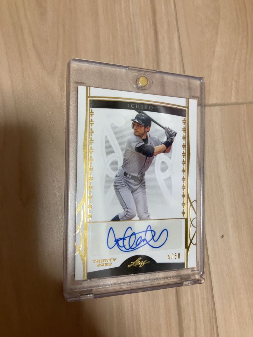 50枚限定 2022 Leaf Trinity イチロー 直筆サインカード