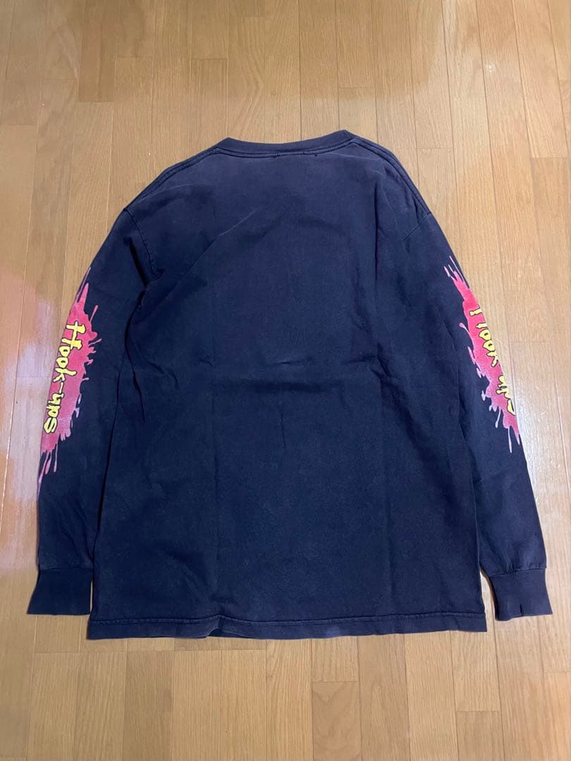 t*r様 HOOK UPS 袖プリ ロンT vintage skate 90s