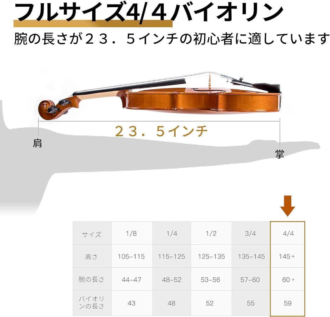 【M2145-134-100】バイオリン 初心者入門セット エクストラストリング