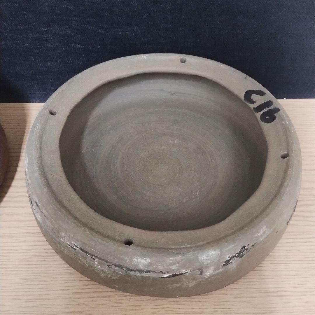 備前焼 藤原雄 陶板 花のささやき ３点セット 金属プレート付き