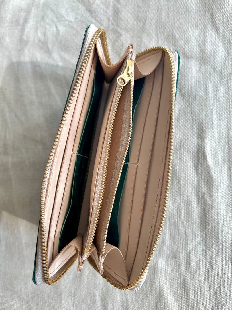 本革 長財布 馬蝋革 翠華｜ラウンドファスナー 悠革シリーズ